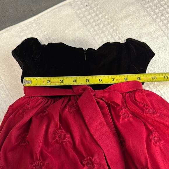 Cinderella Black and Red Ruffled Tiered Babydoll Dress - Picture 5 of 8